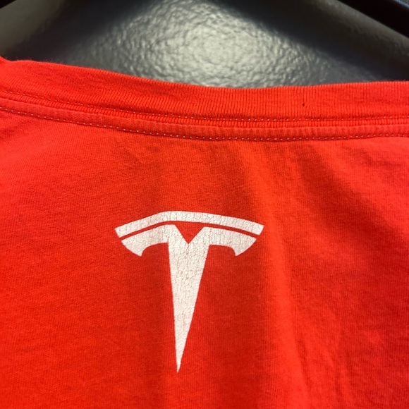 Tesla M worn once rare women’s v neck cotton shirt long sleeve! - Picture 9 of 15